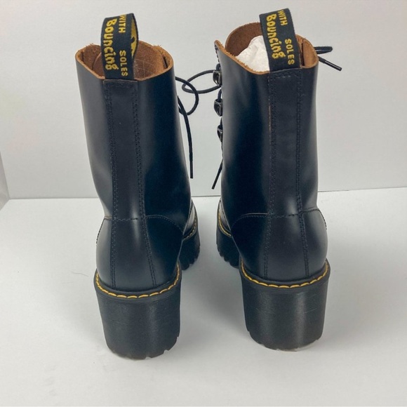 Dr Marten Leona Smooth Vintage Leather Black NEW 8 - Picture 5 of 11